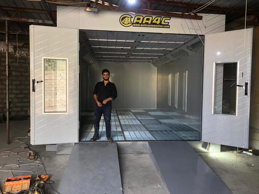 Latest company case about Spraybooth installed in El Salvador,Nigeria, UK,New Zealand