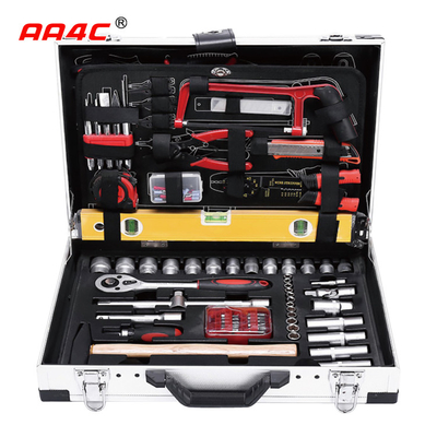 AA4C 139pcs aluminum tool suitcase