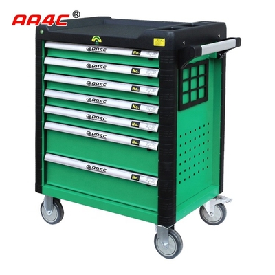 243pcs Mobile Tool Cabinet 7 Drawers 69kg Chest Workbench