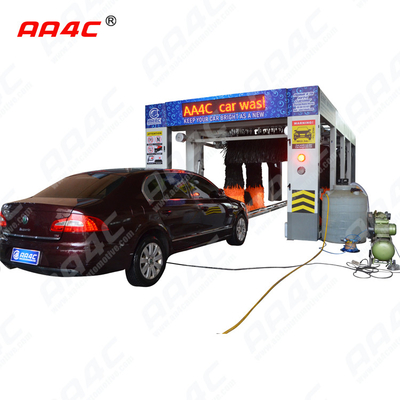 Automatic Tunnel Car Washing Machine Commercial 12KW 9 Brushes