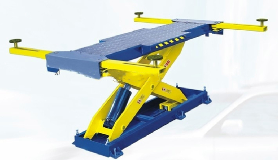 7000 Lb 6000 Lb Scissor Vehicle Lift For Spray Booth 1300mm Height