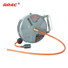 AA4C Automatic Retractable Flexible Hose Reel PU Mesh Air Hose Reel Electric Combined Hose Reels With Lamp