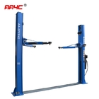 Car Parking Auto Two Post Floor Plate Lift 10000 Lb 4.5T 8 Folded Profile Hydraulic