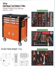 3 Drawer Rolling Tool Chest Trolley 181pcs Auto Repair Tool