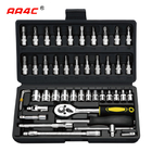 AA4C 46pcs auto repair tool kit shelf hardware hand tools workbench tools A1-X04602