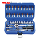 AA4C 46pcs auto repair tool kit shelf hardware hand tools workbench tools  A1-X04602