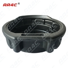 AA4C 10L 15L plastic oil collecting pan auto repair workshop used pan oil drainer exchanger auto oil collector