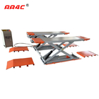 4T 1.2M Auto Scissor Vehicle Lift Four Cylinder Hydraulic With Extensive Ramp