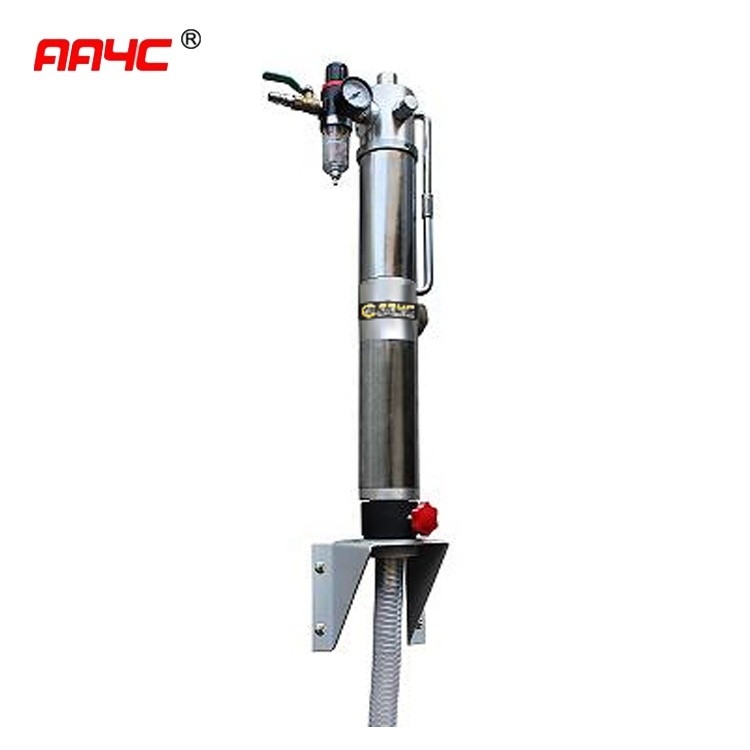 3kg Grease Bucket Pump Pneumatic Wall Mounted Dilute Oil Pump 45mm