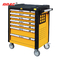 404pcs Mobile Tool Cabinet On Wheels 7 Drawers Auto Repair Tool   Trolley