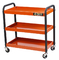 85kg Mobile Tool Cabinet 3 Layers Tools Trolly Hand Tools 75×38.5×79cm